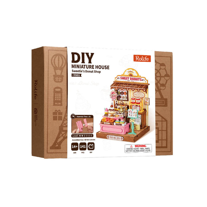 Rolife Sweetie's Donut Shop DIY Miniature House DS051 [PRE-ORDER]