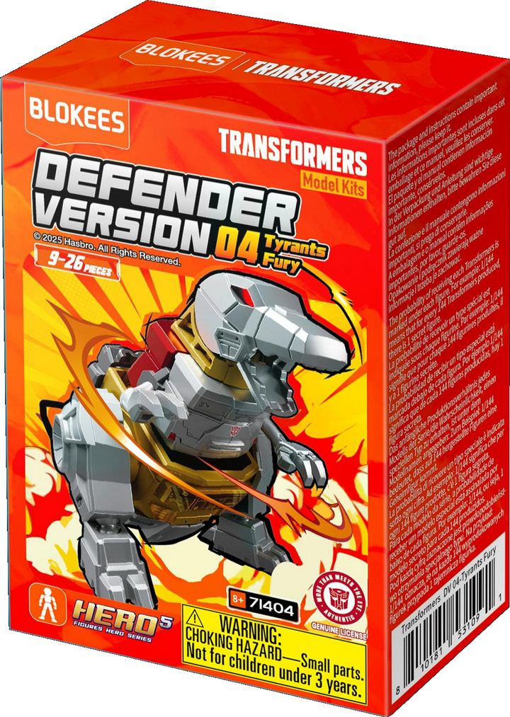 Blokees Transformers Defender Version 04 Tyrants Fury Blind Box