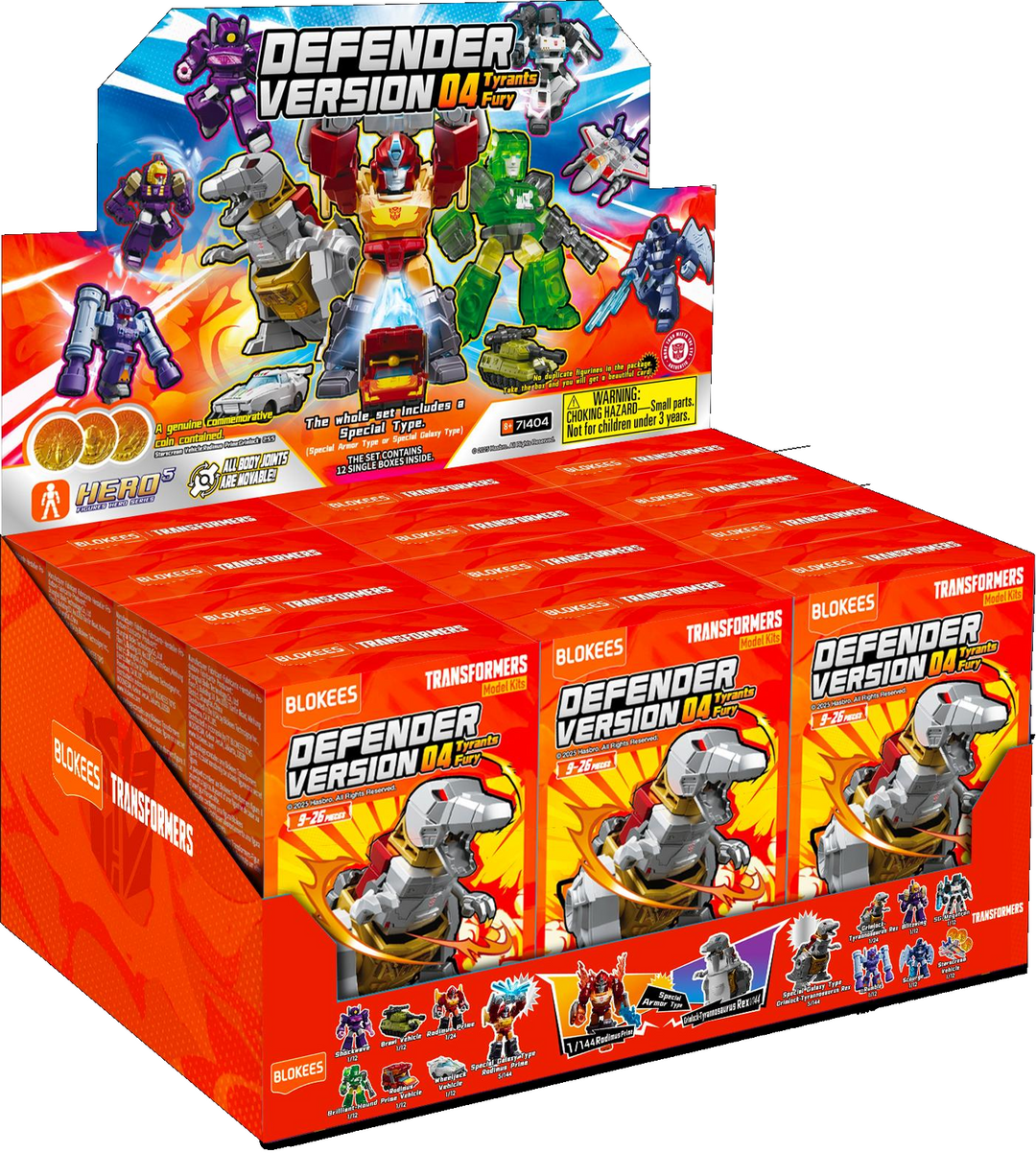 Blokees Transformers Defender Version 04 Tyrants Fury Blind Box