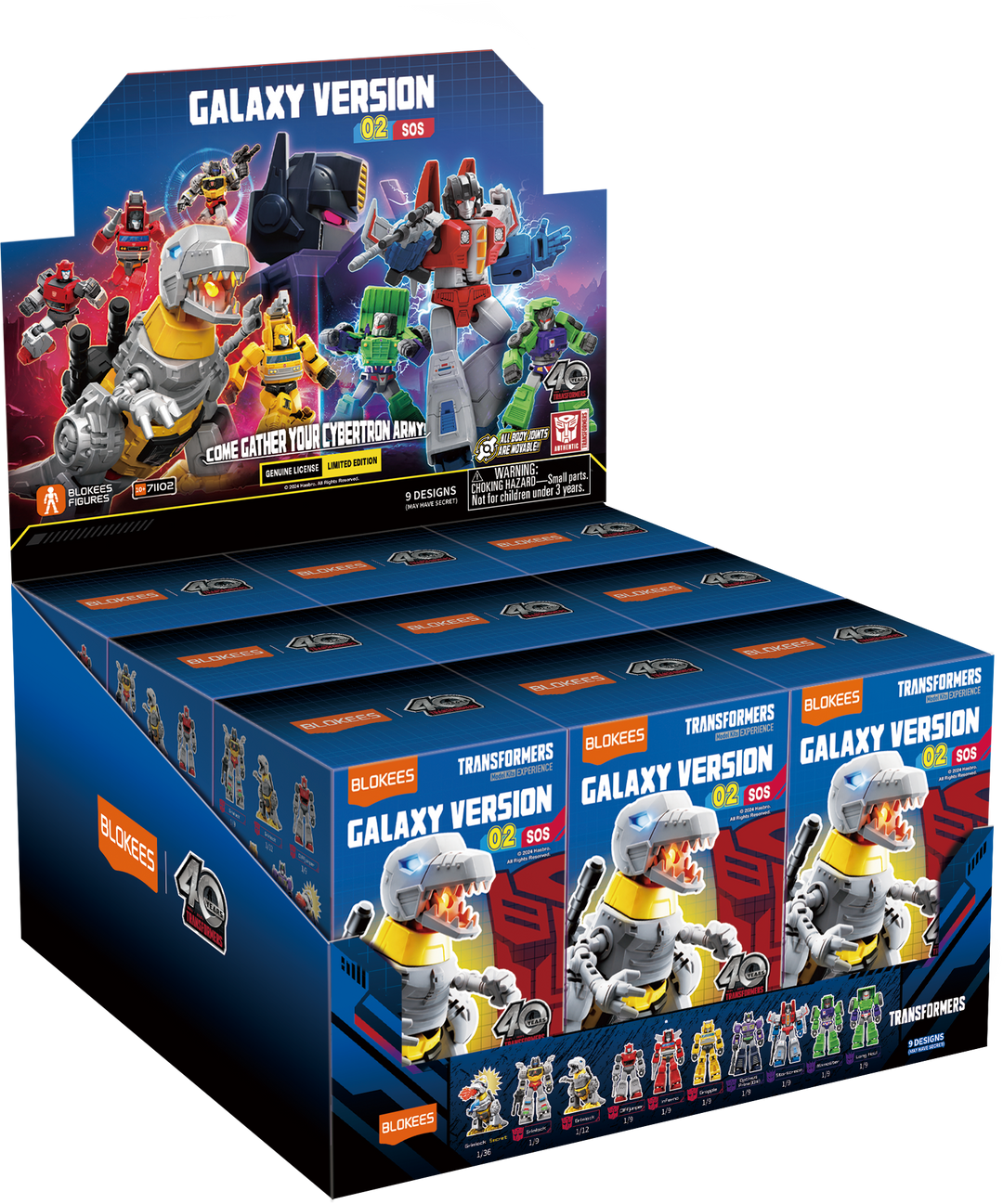 Blokees Transformers Galaxy Version 02 SOS Blind Box [PRE-ORDER]