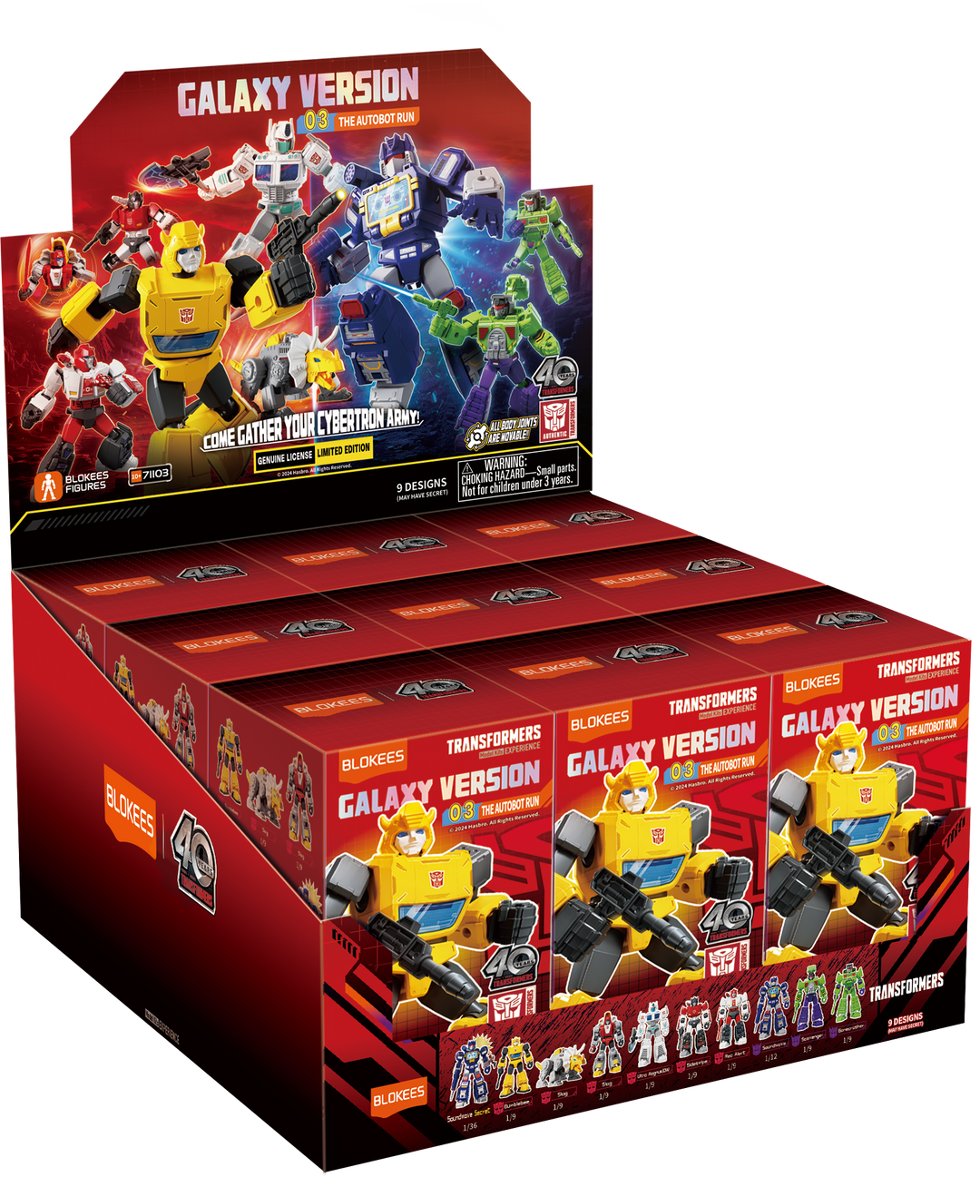 Blokees Transformers Galaxy Version 03 The Autobot Run Blind Box [PRE-ORDER]