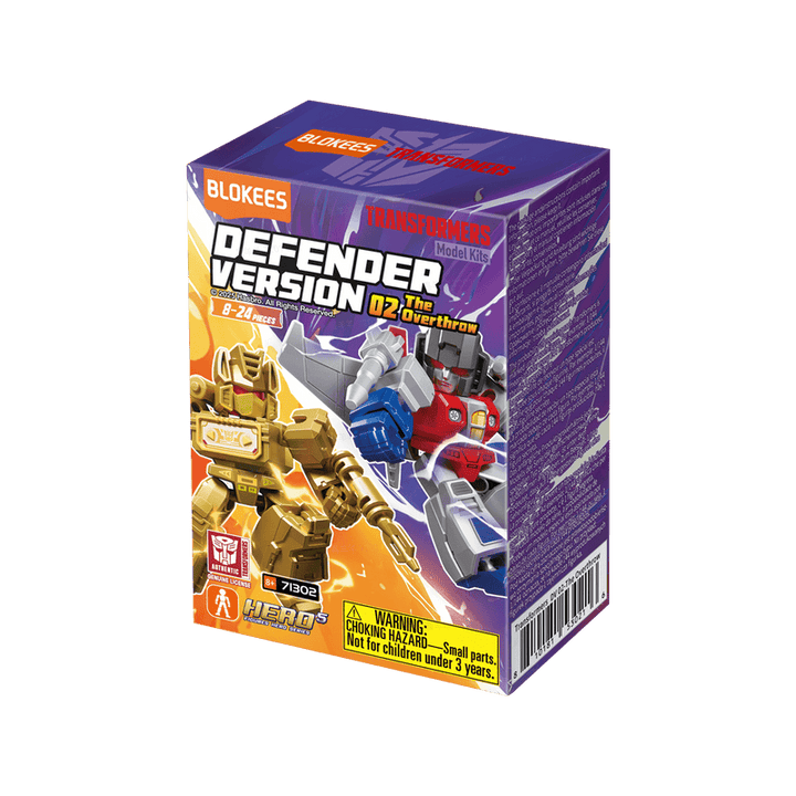 Blokees Transformers Galaxy Version Defender 02 The Overthrow Blind Box