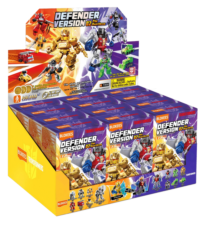 Blokees Transformers Galaxy Version Defender 02 The Overthrow Blind Box