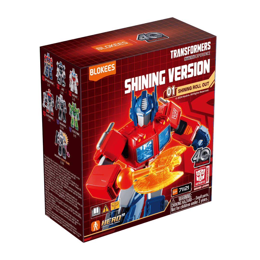 Blokees Transformers Shining Version 01 Shining Roll Out Blind Box