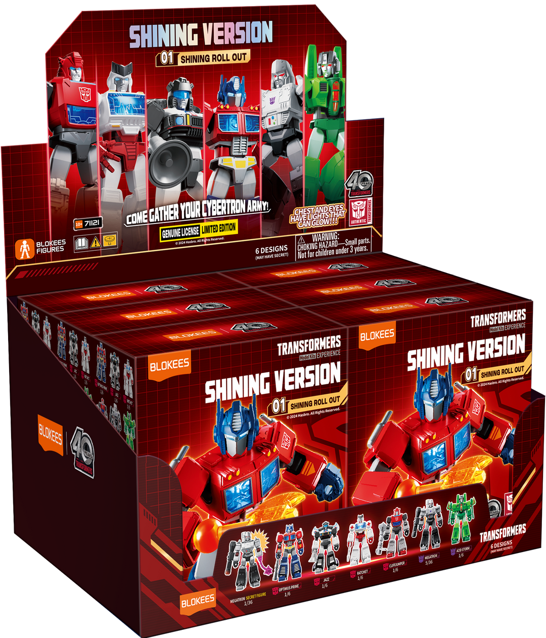 Blokees Transformers Shining Version 01 Shining Roll Out Blind Box