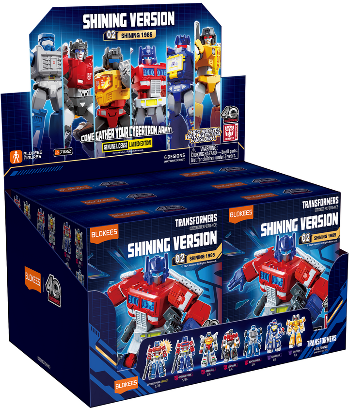 Blokees Transformers Shining Version 02 Shining 1985 Blind Box