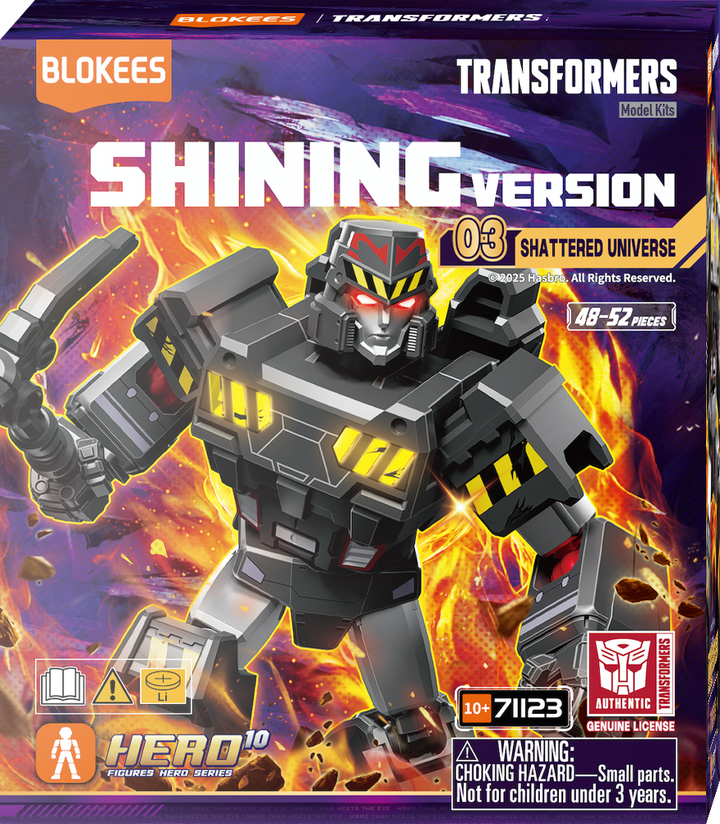 Blokees Transformers Shining Version 03 Shattered Universe Blind Box