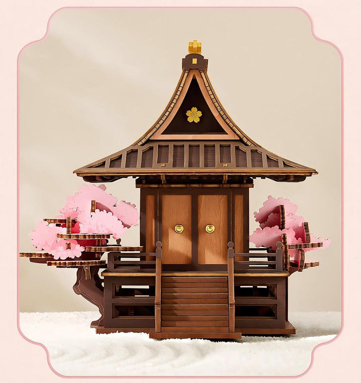 Rolife Sakura Retreat DIY Wooden 3D Puzzle TGA09 official image 4