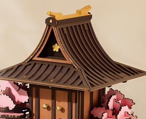 Rolife Sakura Retreat DIY Wooden 3D Puzzle TGA09 official image 5