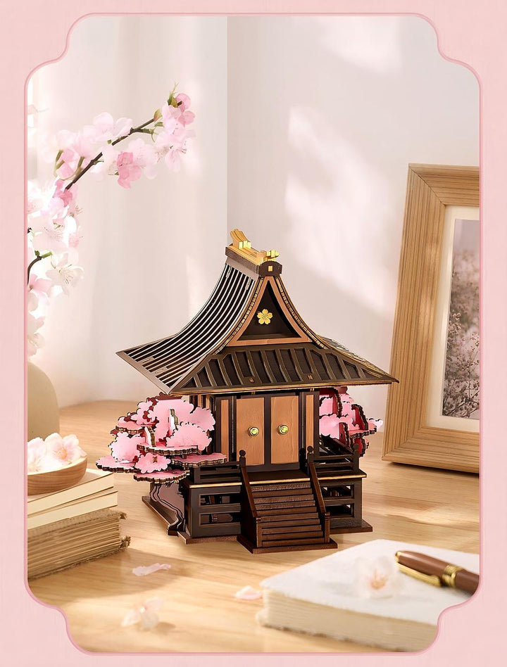 Rolife Sakura Retreat DIY Wooden 3D Puzzle TGA09 official image 8