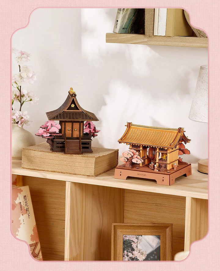 Rolife Sakura Retreat DIY Wooden 3D Puzzle TGA09 official image 11