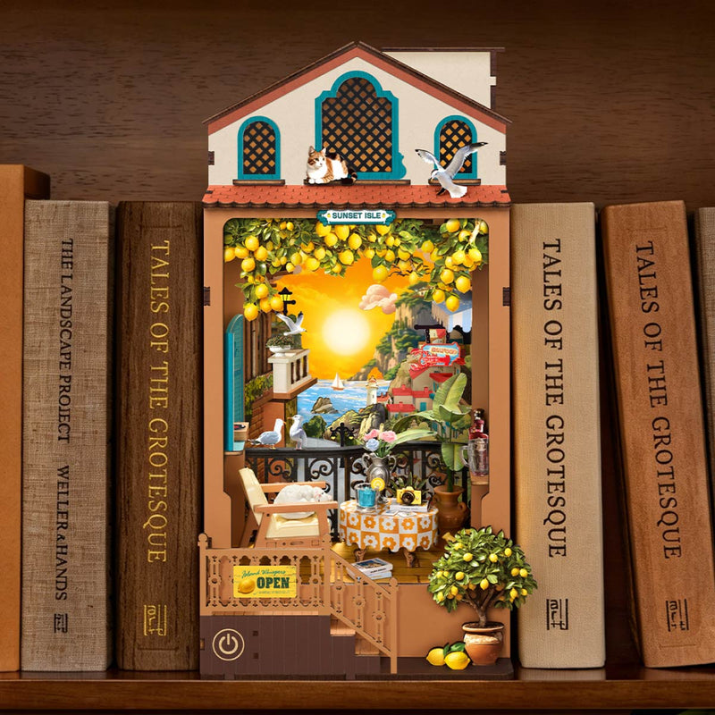 Rolife Sunset Isle DIY Book Nook TGB18 [PRE-ORDER]