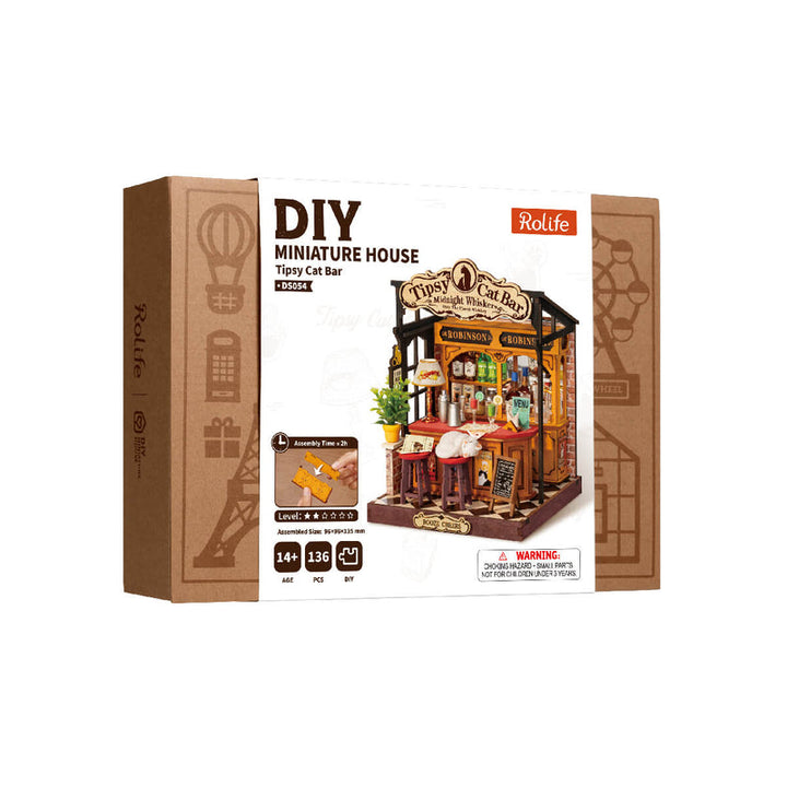 Rolife Tipsy Cat Bar DIY Miniature House DS054 [PRE-ORDER]