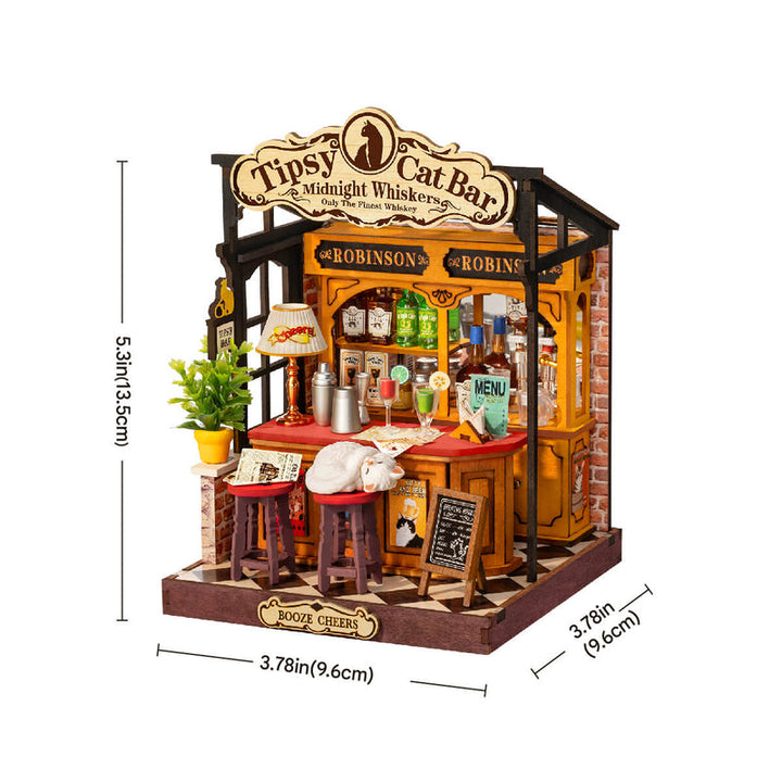 Rolife Tipsy Cat Bar DIY Miniature House DS054 [PRE-ORDER]