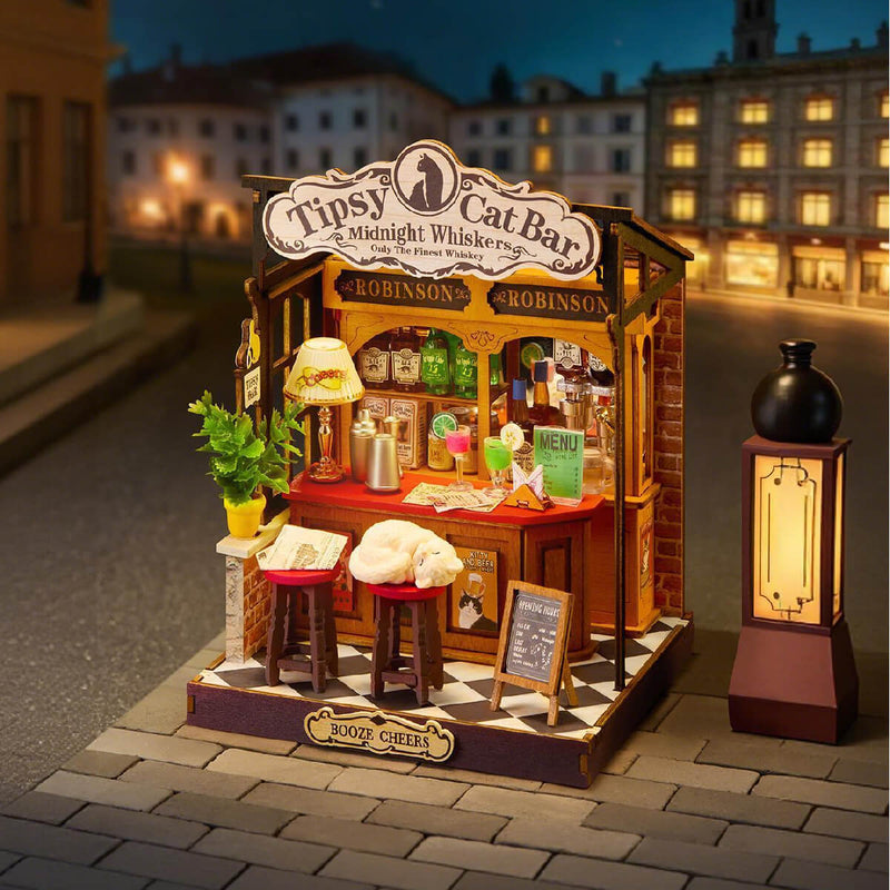 Rolife Tipsy Cat Bar DIY Miniature House DS054 [PRE-ORDER]
