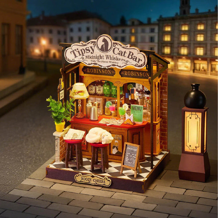 Rolife Tipsy Cat Bar DIY Miniature House DS054 [PRE-ORDER]
