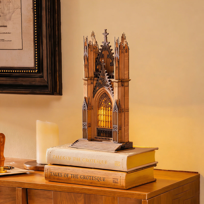 Rolife Twin-Tower Cathedral 3D Wooden Puzzle TGA01 [PRE-ORDER]