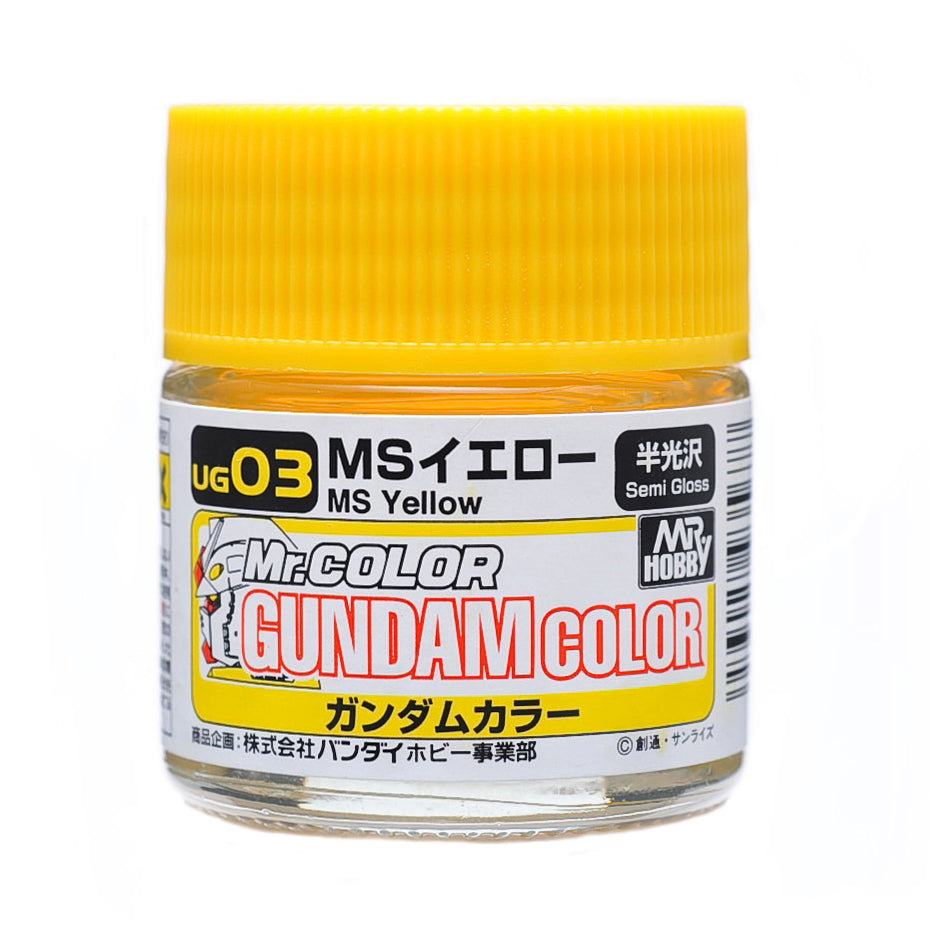 MR HOBBY - GSI Creos Gundam Color MS Yellow 10ml UG03