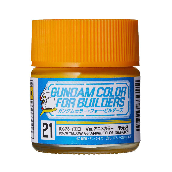 MR HOBBY - GSI Creos Gundam Color for Builders RX-78 Yellow Ver. 10ml UG21