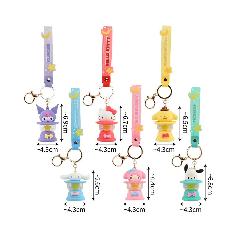 Hello Kitty - Hello Kitty And Friends Light-Up Camping Lamp Series Keychain & Strap