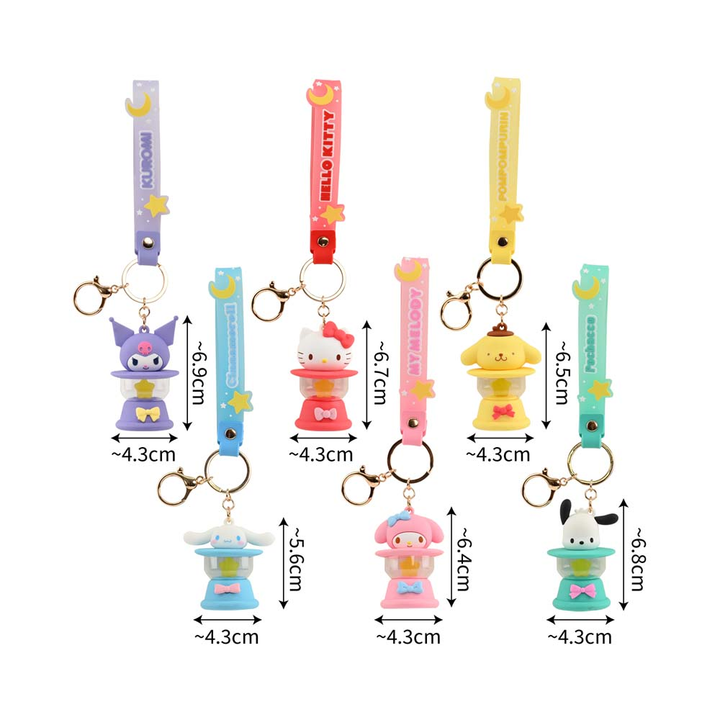 Hello Kitty - Hello Kitty And Friends Light-Up Camping Lamp Series Keychain & Strap