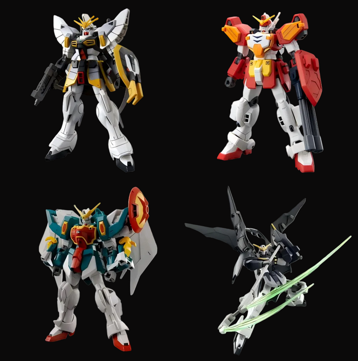 GUNDAM - HGAC 1/144 W Gundam Bundle Set Of 4