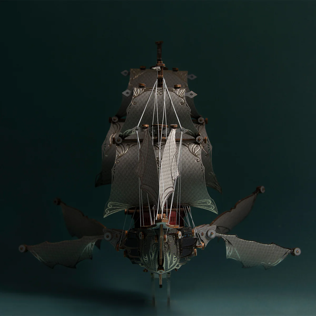 HowCat Fantasy Ship 3d Wooden Puzzle [PRE-ORDER]