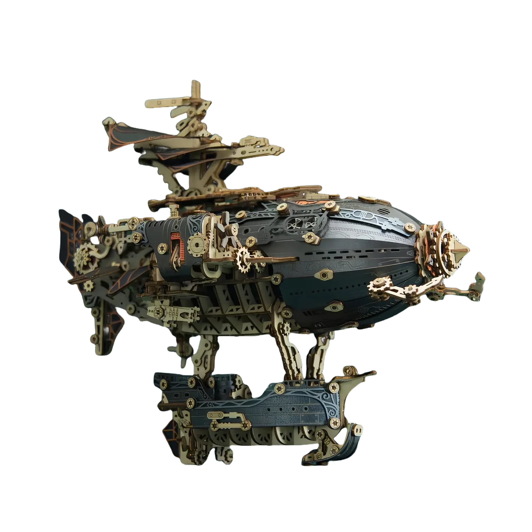 HowCat Steampunk Airships 3d Wooden Puzzle [PRE-ORDER] – MetaLife