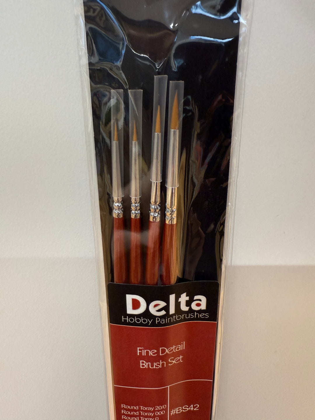 Delta Hobby Paint Brushes - Fine Detail Brush Set BS42