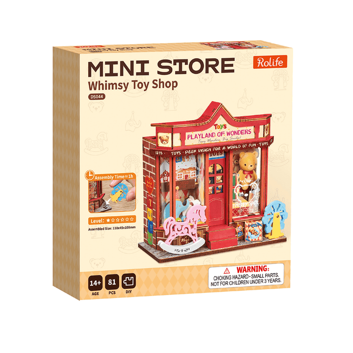 Rolife Whimsy Toy Shop DIY Miniature House DS044