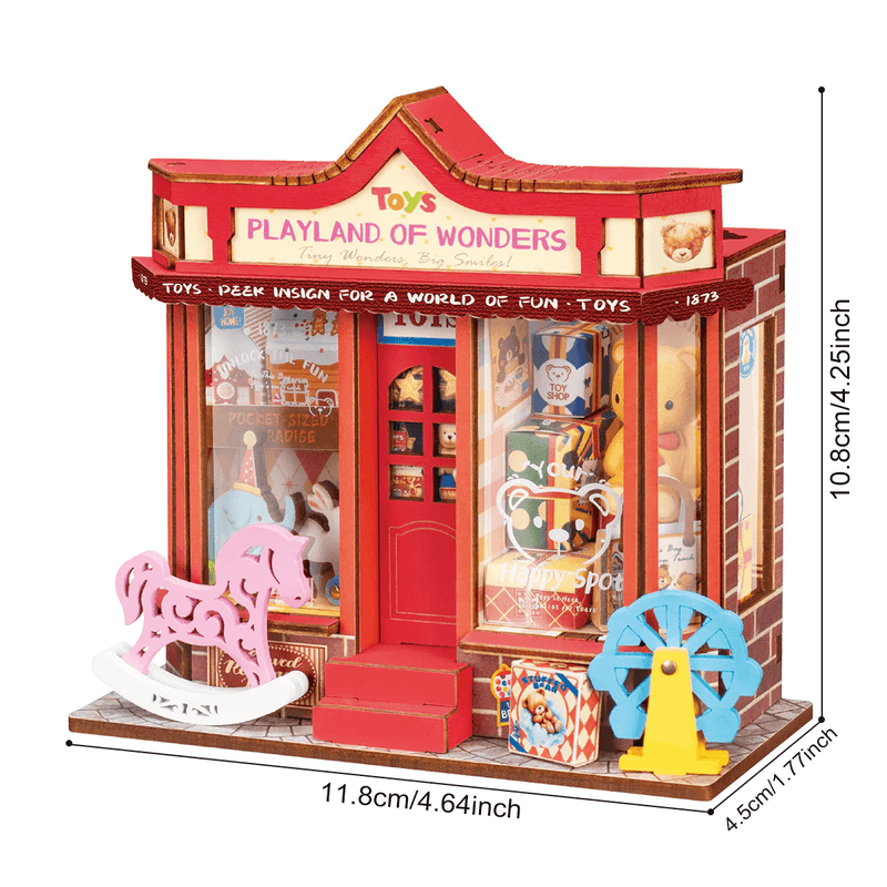 Rolife Whimsy Toy Shop DIY Miniature House DS044