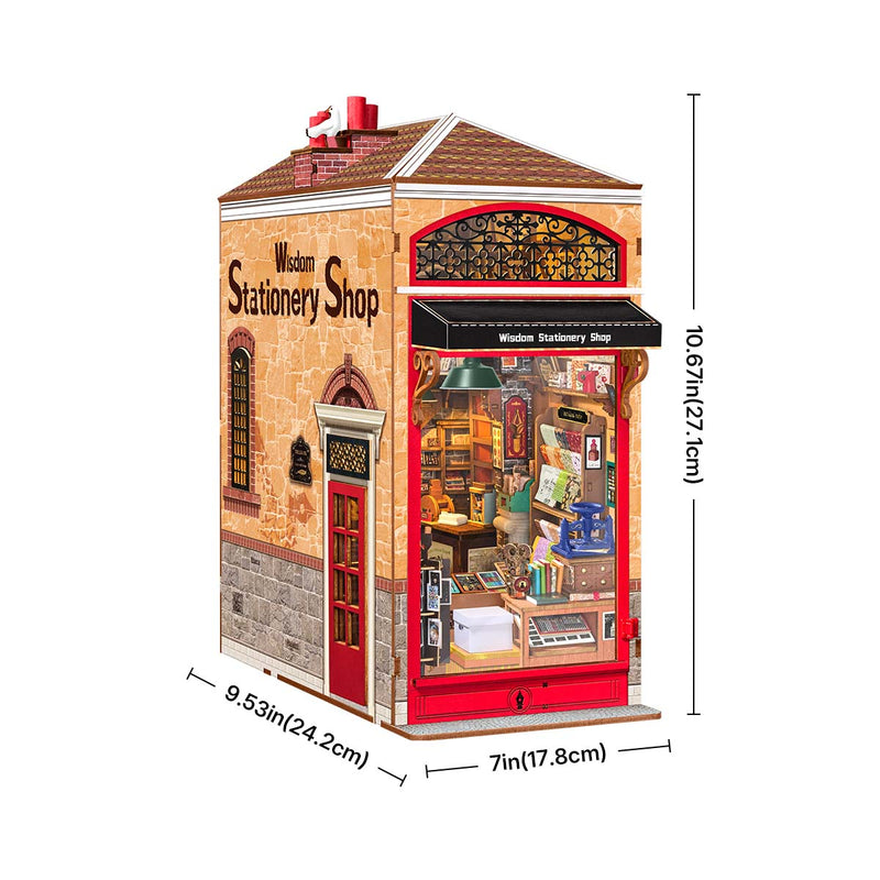 Rolife Wisdom Stationery Shop Book Nook TGB19