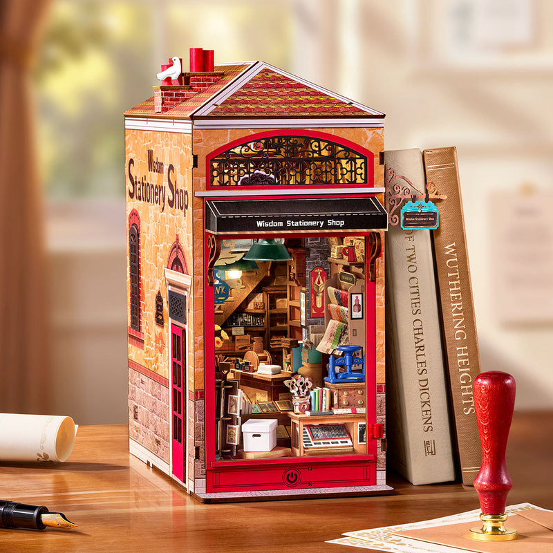 Rolife Wisdom Stationery Shop Book Nook TGB19