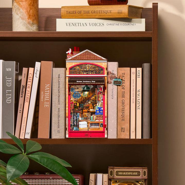 Rolife Wisdom Stationery Shop Book Nook TGB19