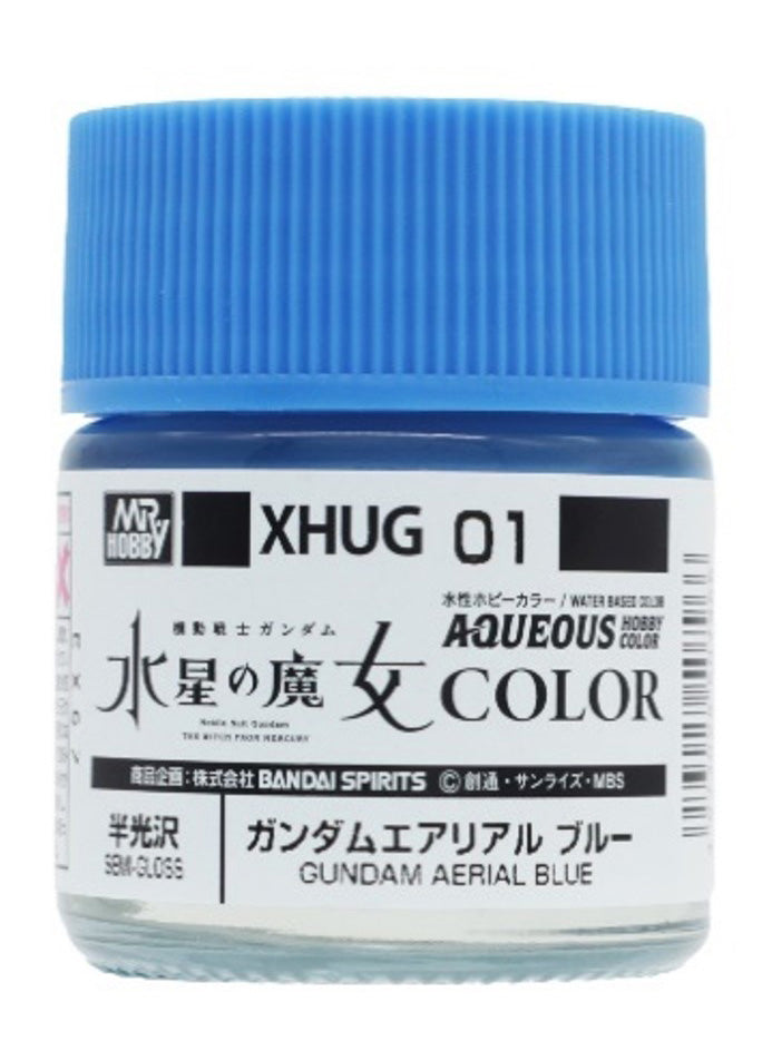 MR HOBBY - GSI Creos Aqueous Gundam Color Aerial Blue XHUG01 10ml