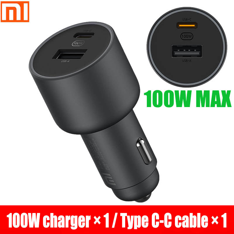 Xiaomi Car Charger 1A1C 100W USB-A, USB-C Dual-Port Output – MetaLife