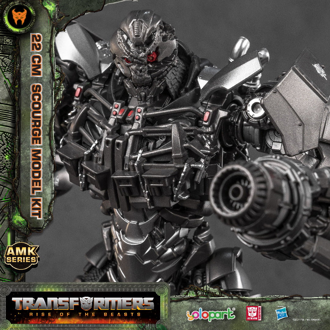 YOLOPARK - Transformers Rise of the Beasts 22cm Scourge Model Kit