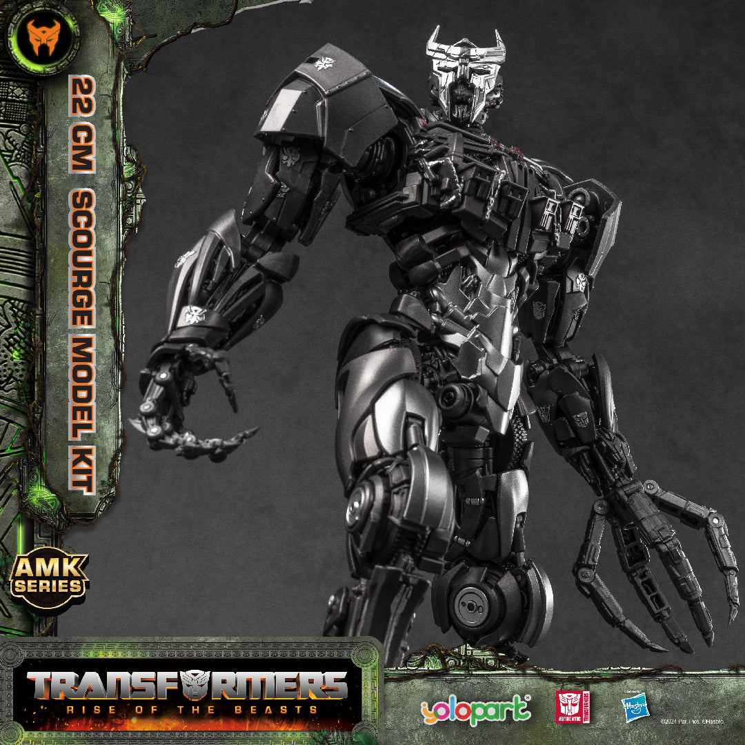 YOLOPARK - Transformers Rise of the Beasts 22cm Scourge Model Kit ...