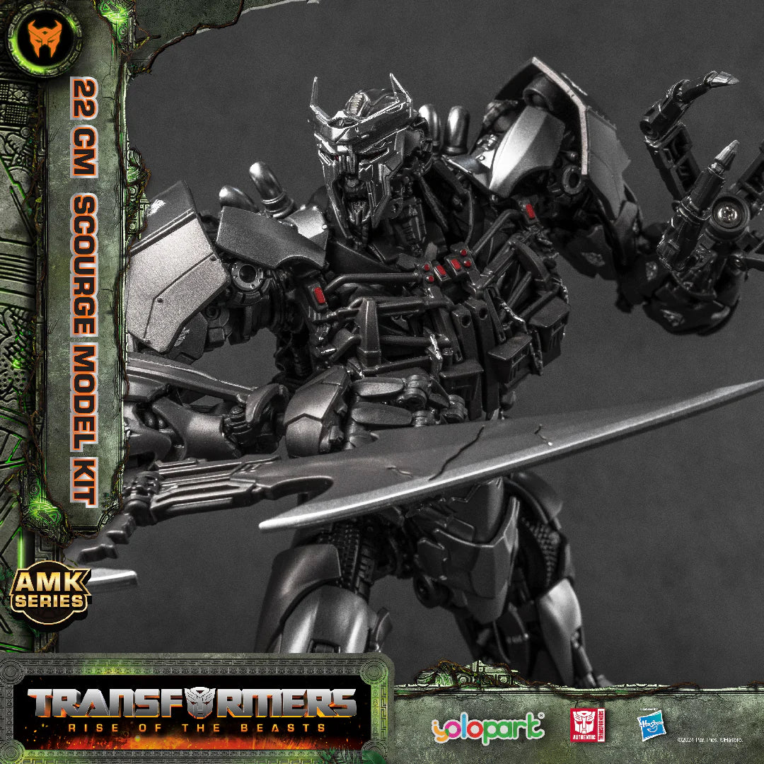 YOLOPARK - Transformers Rise of the Beasts 22cm Scourge Model Kit