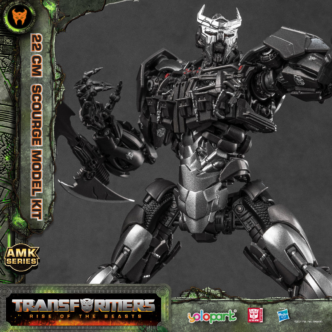 YOLOPARK - Transformers Rise of the Beasts 22cm Scourge Model Kit