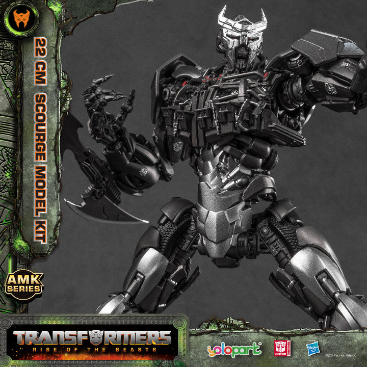 YOLOPARK - Transformers Rise of the Beasts 22cm Scourge Model Kit