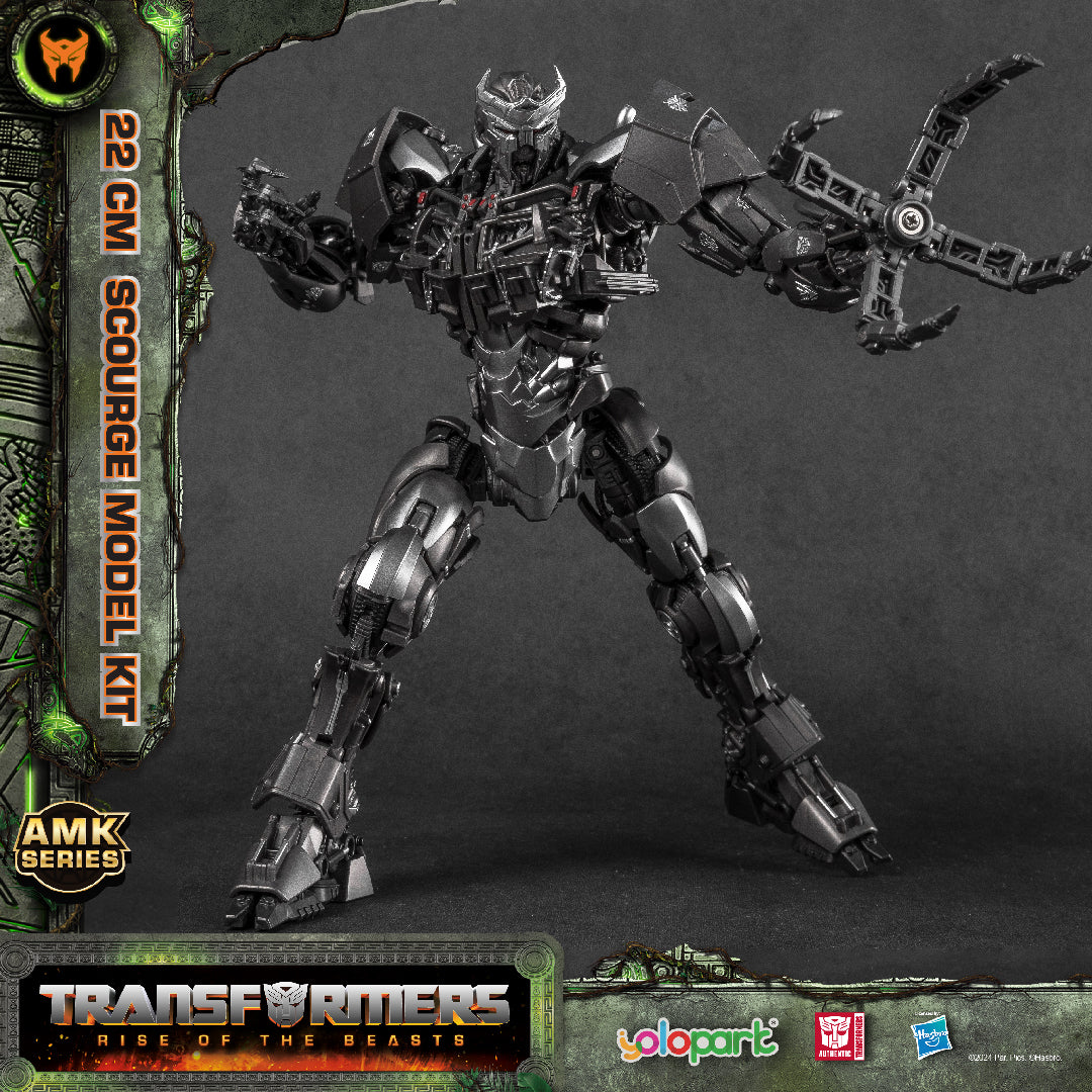 YOLOPARK - Transformers Rise of the Beasts 22cm Scourge Model Kit