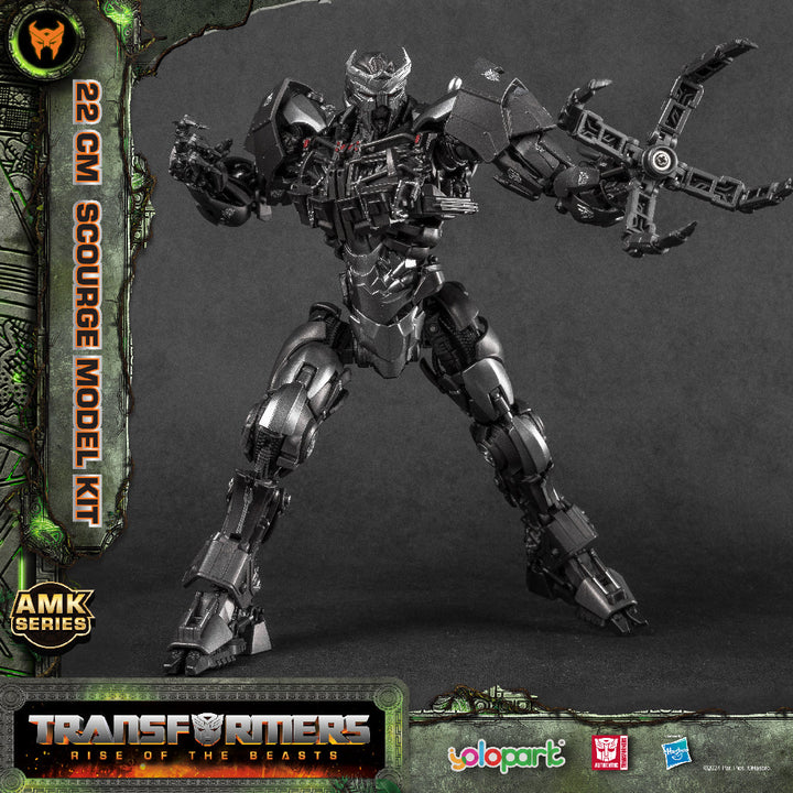 YOLOPARK - Transformers Rise of the Beasts 22cm Scourge Model Kit