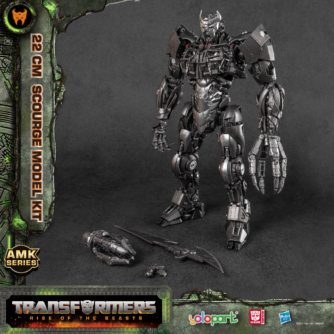 YOLOPARK - Transformers Rise of the Beasts 22cm Scourge Model Kit