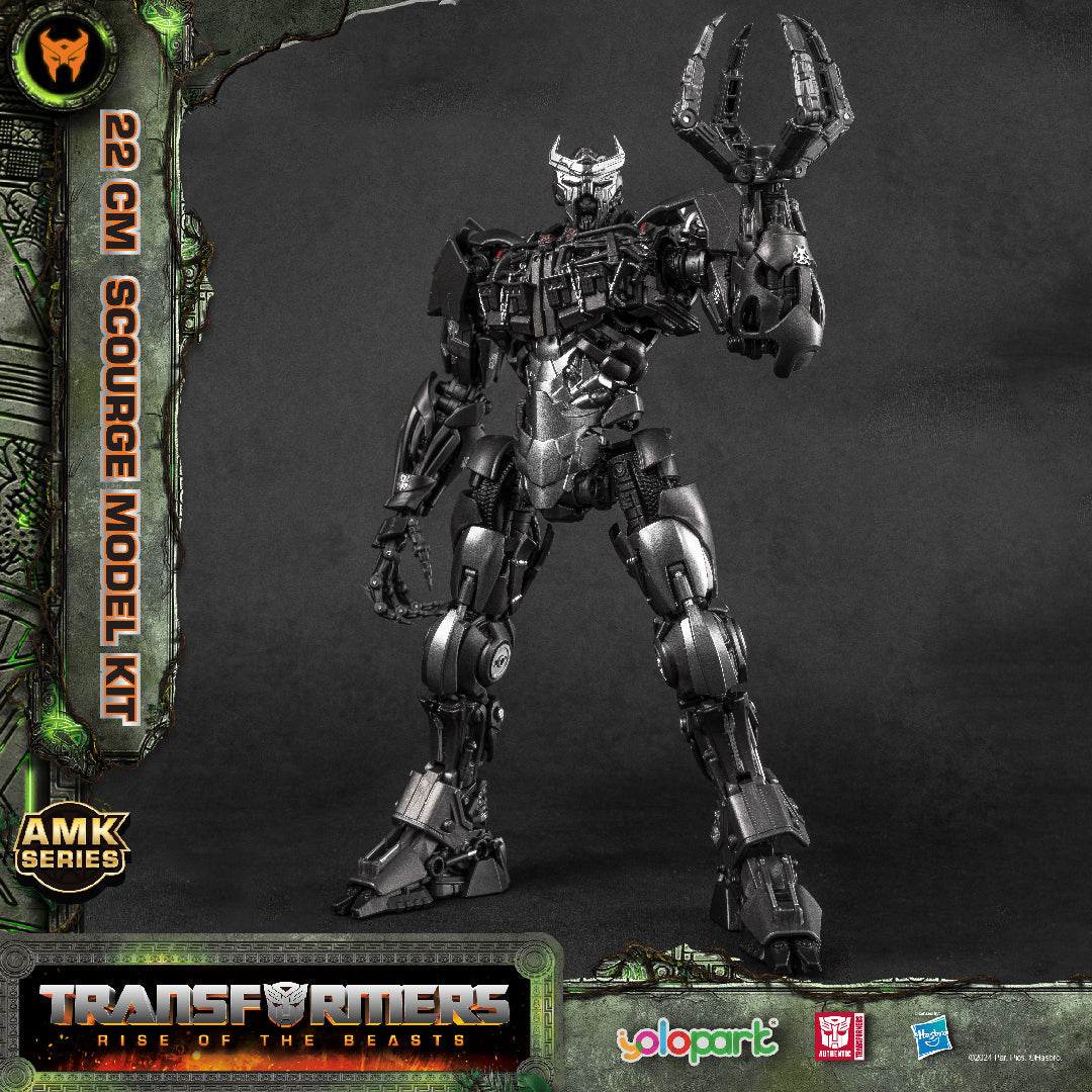 YOLOPARK - Transformers Rise of the Beasts 22cm Scourge Model Kit