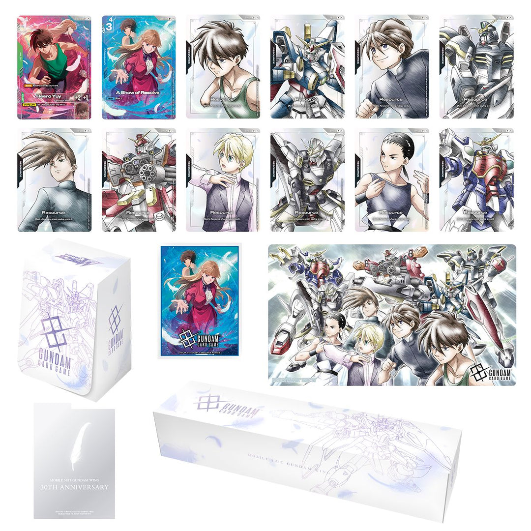 Bandai - Gundam Card Game Premium Accessory Set -Mobile Suit Gundam Wing