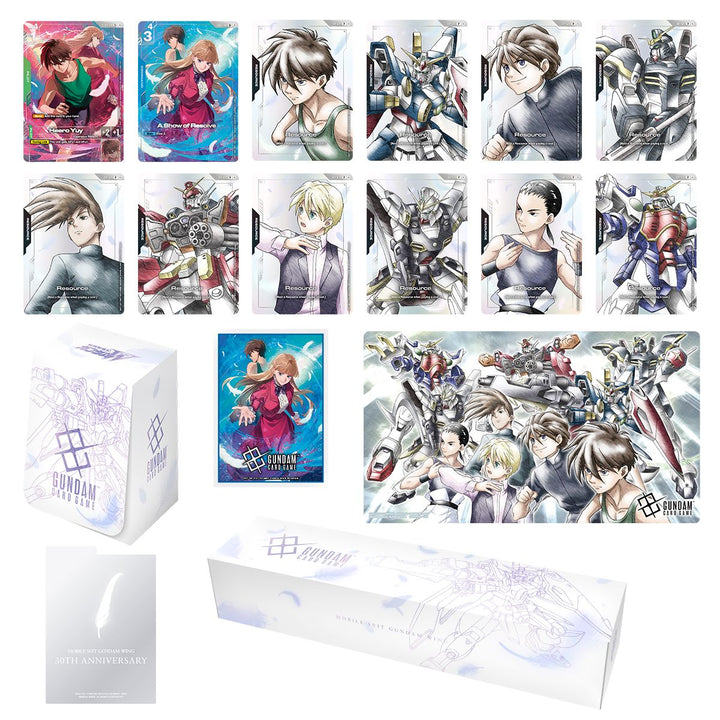 Bandai - Gundam Card Game Premium Accessory Set -Mobile Suit Gundam Wing