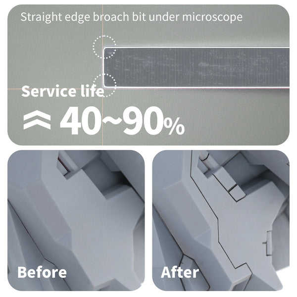 DSPIAE Straight Chisel Broach & Step Chisel Blade