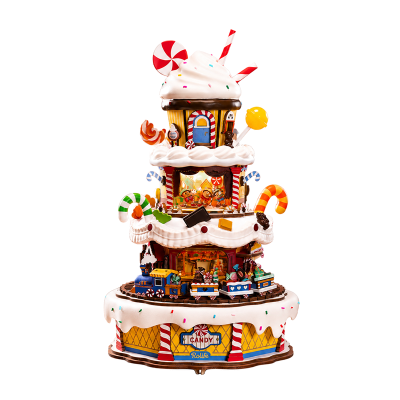 Rolife AMT05 complete music box on white background