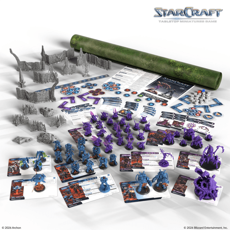 Starcraft Miniatures Games: Two Player Starter Set Founders Edition - complete product